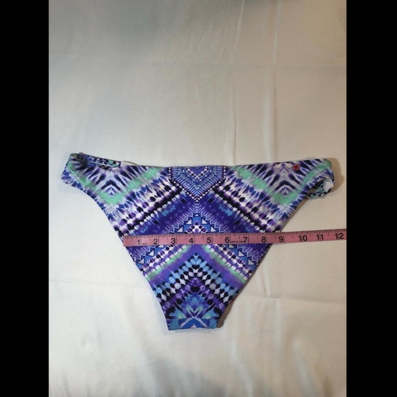 NEW Red Carter Hipster Bikini Bottom Berry Multi - Picture 8 of 8